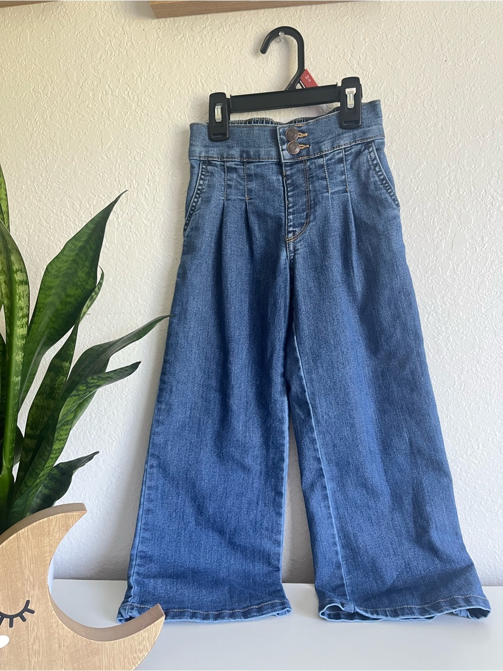 Carter's Wide-Leg Kids Jeans in Denim Blue